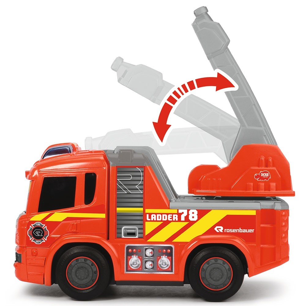 Masina de pompieri Dickie Toys Happy Scania Fire Truck image 2