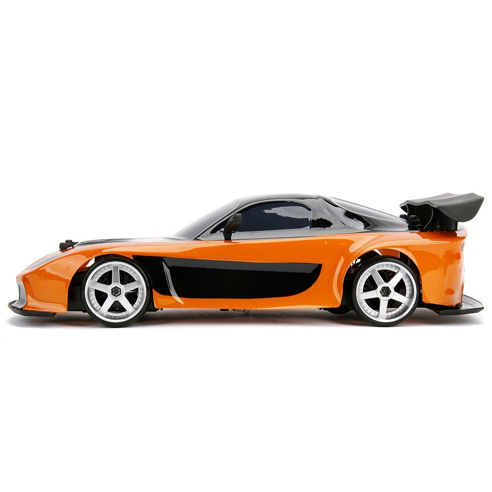 Masina Jada Toys Fast and Furious Mazda RX-7 Drift cu anvelope si telecomanda image 3