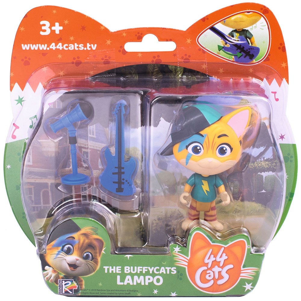 Figurina Smoby 44 Cats Lampo 7,7 cm cu microfon si chitara image 1