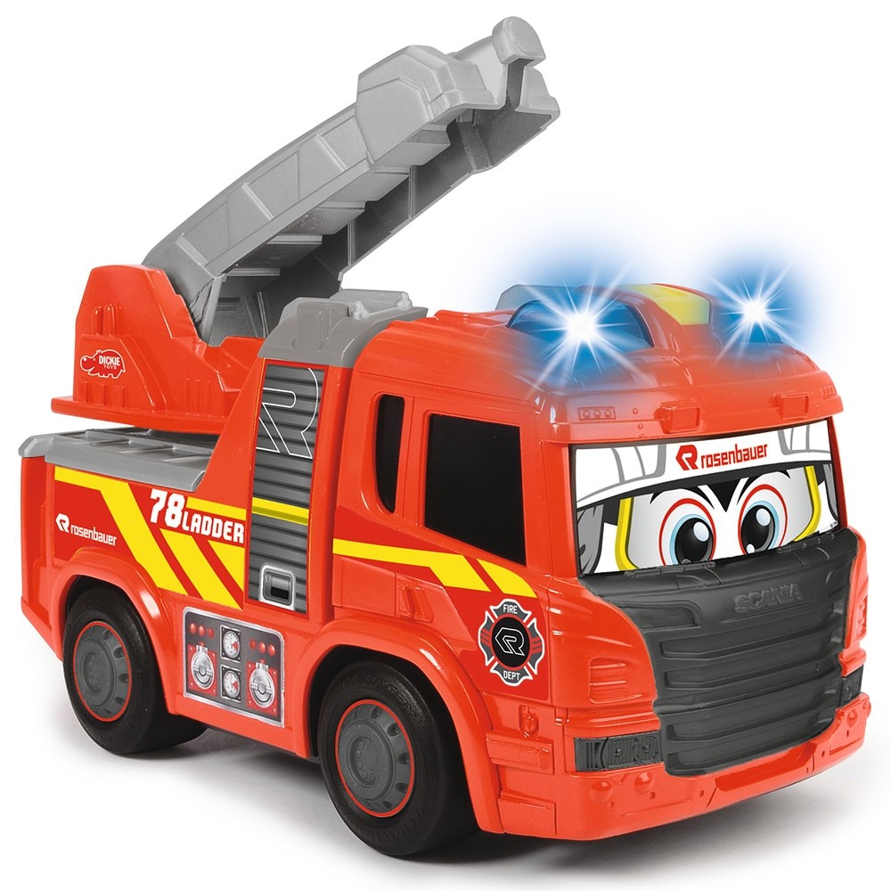 Masina de pompieri Dickie Toys Happy Scania Fire Truck image 4