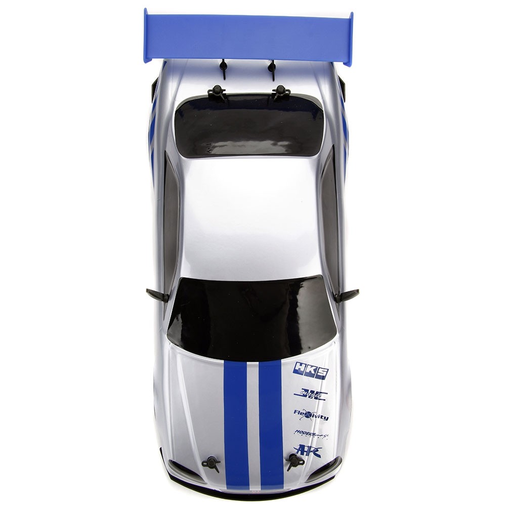 Masina Jada Toys Fast and Furious Nissan Skyline GTR Drift cu anvelope si telecomanda image 7
