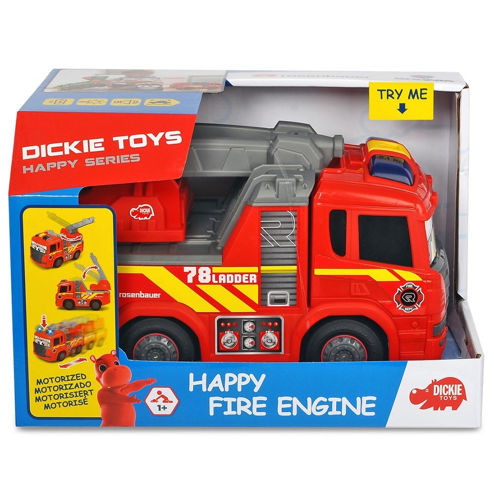 Masina de pompieri Dickie Toys Happy Scania Fire Truck image 7