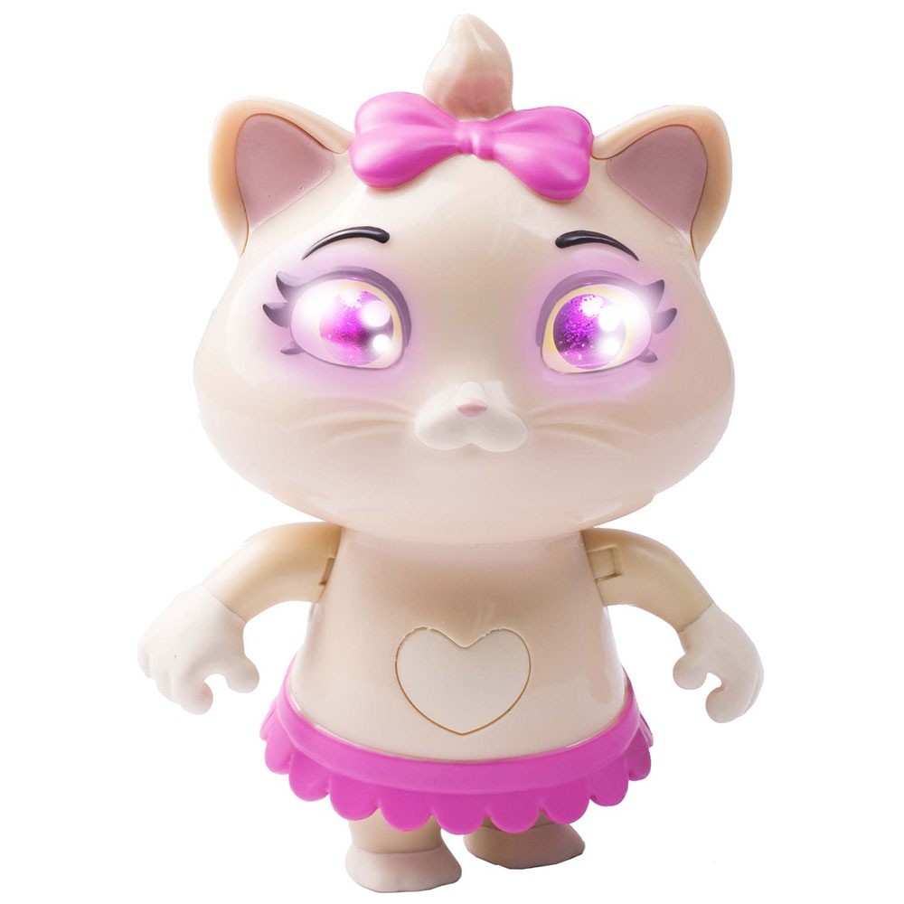 Figurina Smoby 44 Cats Pilou 15,3 cm cu sunete si lumini