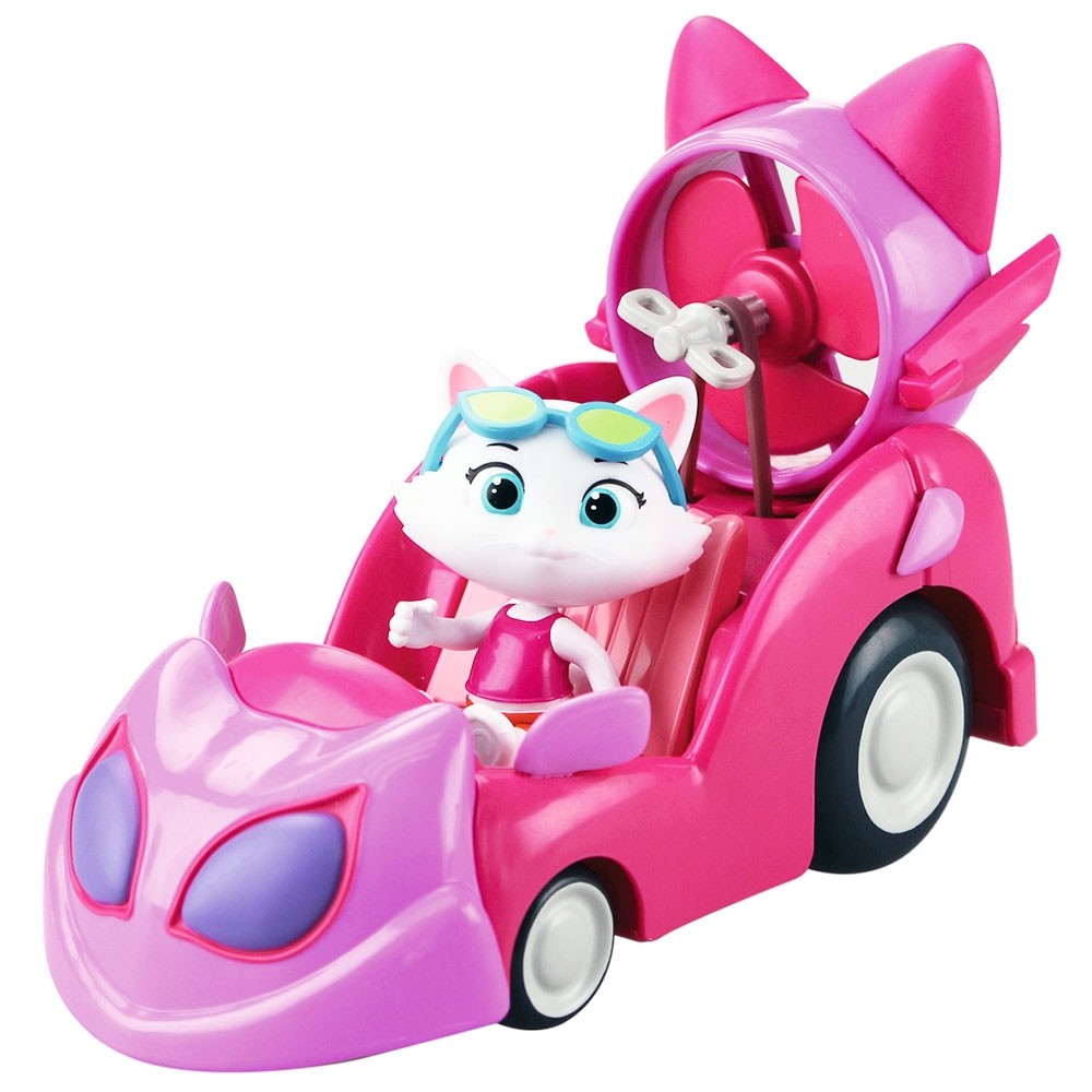 Motocicleta Smoby 44 Cats cu figurina Milady 7,7 cm