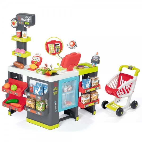 Magazin pentru copii Smoby Maxi Market cu accesorii