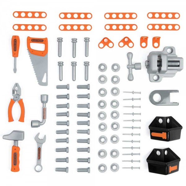 Atelier Smoby Black & Decker Bricolo One cu accesorii image 1