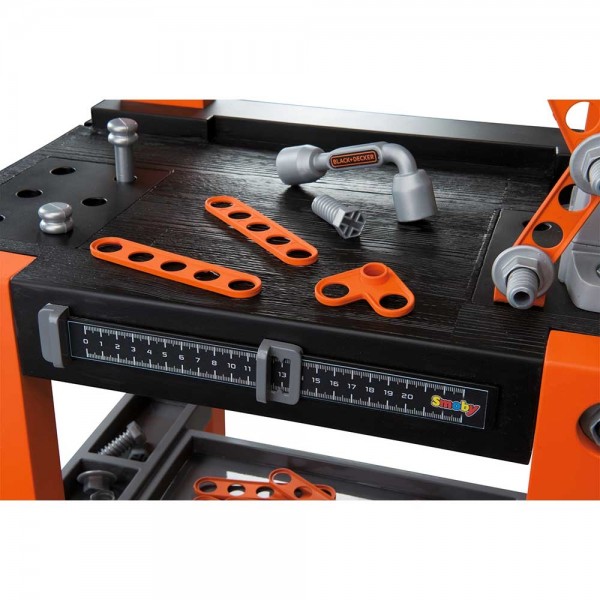 Atelier Smoby Black & Decker Bricolo One cu accesorii image 3