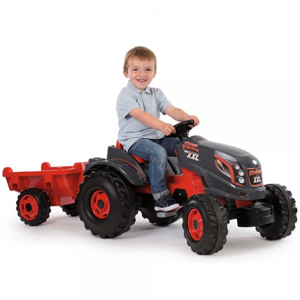 Tractor cu pedale si remorca Smoby Stronger XXL image 4