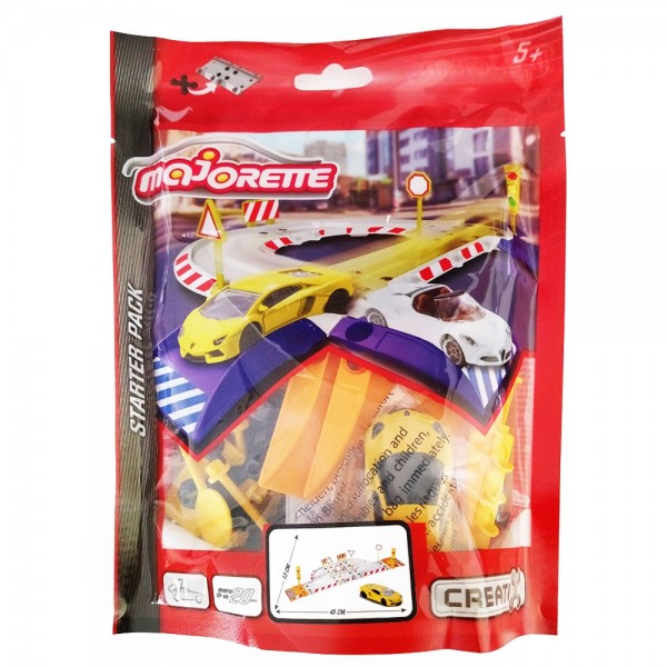 Pista de masini Majorette Creatix Starter Pack cu 1 masinuta Lamborghini image 2