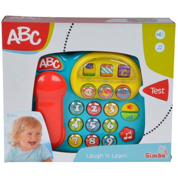 Jucarie Simba ABC Telefon muzical albastru image 1