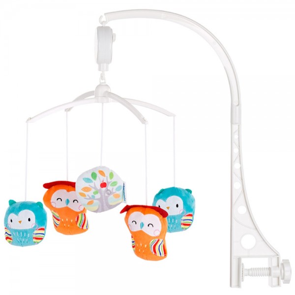 Carusel muzical pentru patut Chipolino Owls Home