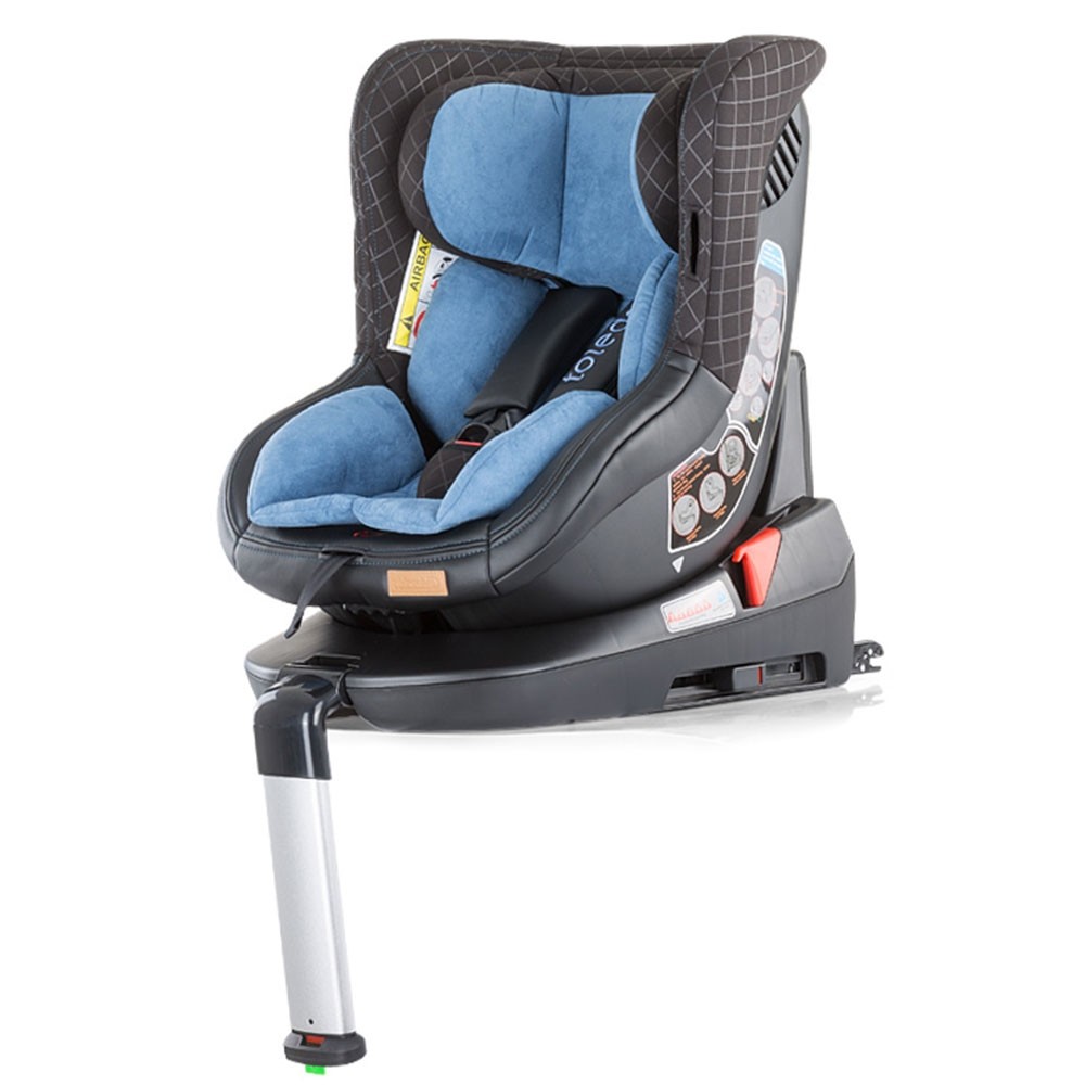 Scaun auto Chipolino Toledo 0-18 kg marine blue cu sistem Isofix si sezut rotativ