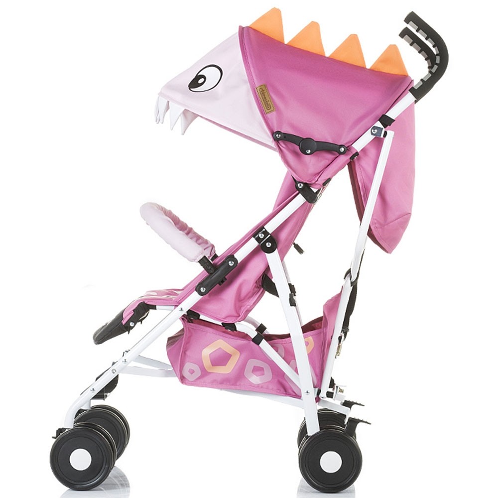 Carucior sport Chipolino Ergo pink baby dragon image 2