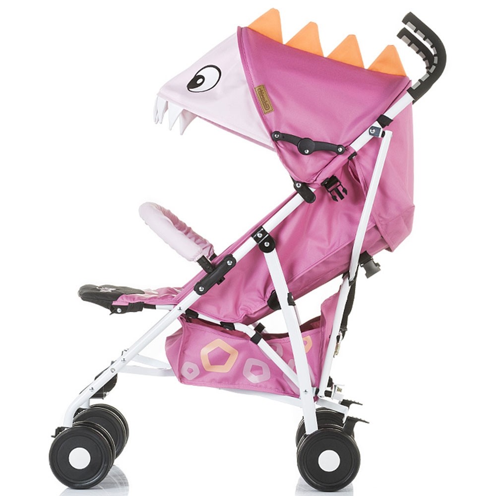 Carucior sport Chipolino Ergo pink baby dragon image 3