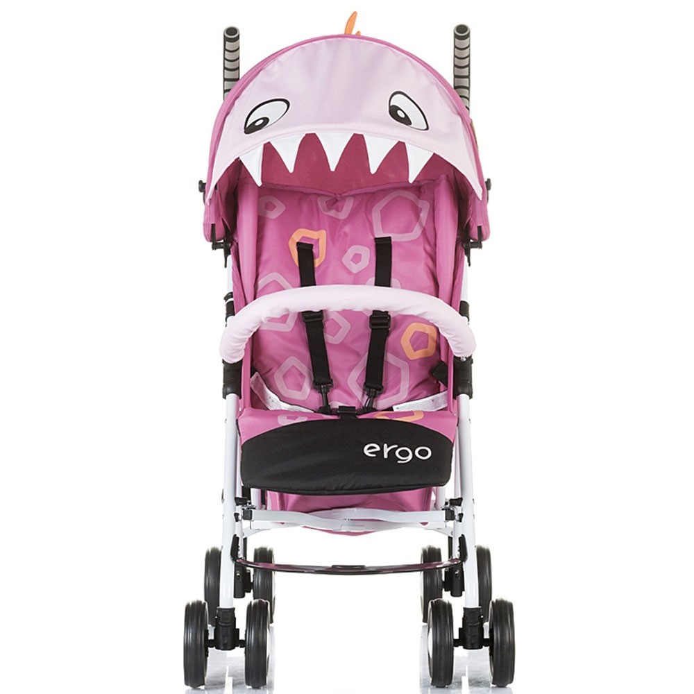 Carucior sport Chipolino Ergo pink baby dragon image 4