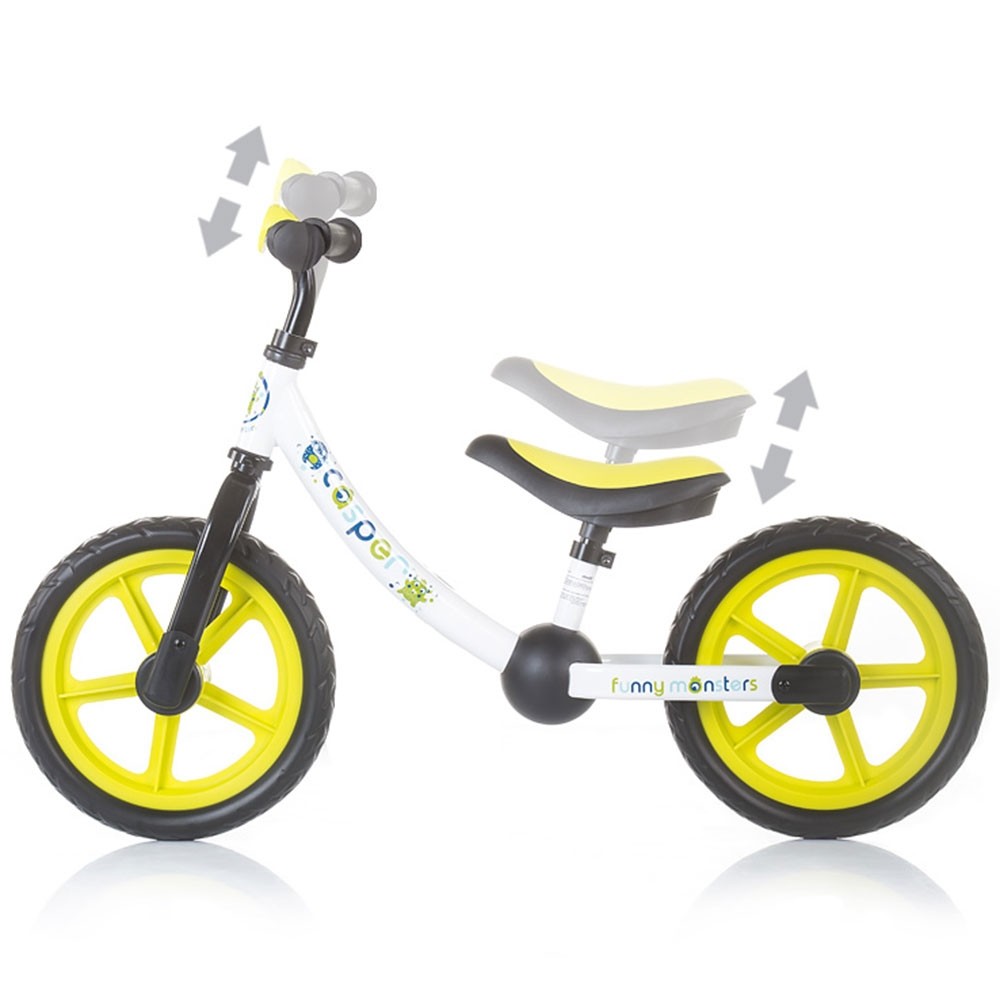 Bicicleta fara pedale Chipolino Casper funny monsters