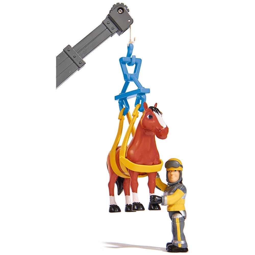 Masina de pompieri Simba Fireman Sam Phoenix cu figurina, cal si accesorii image 5
