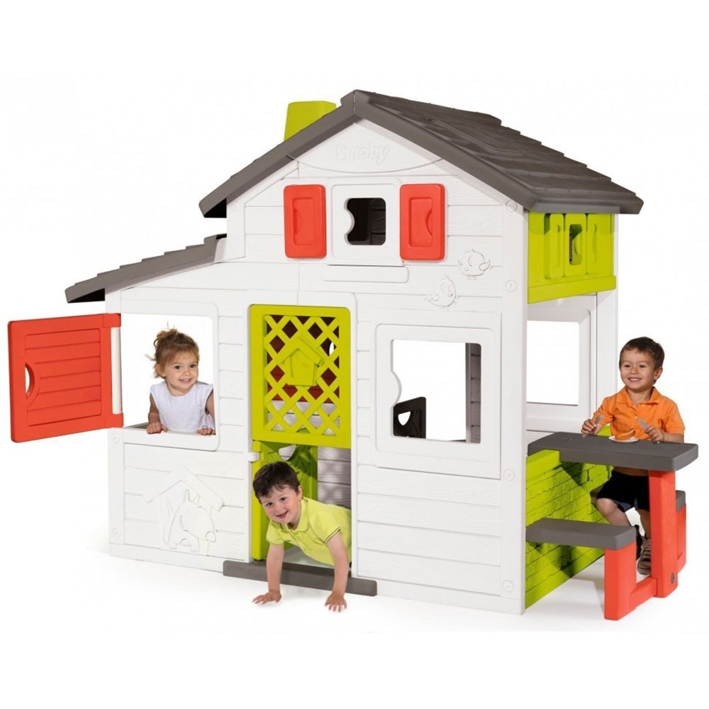 Casuta pentru copii Smoby Friends Playhouse cu bucatarie