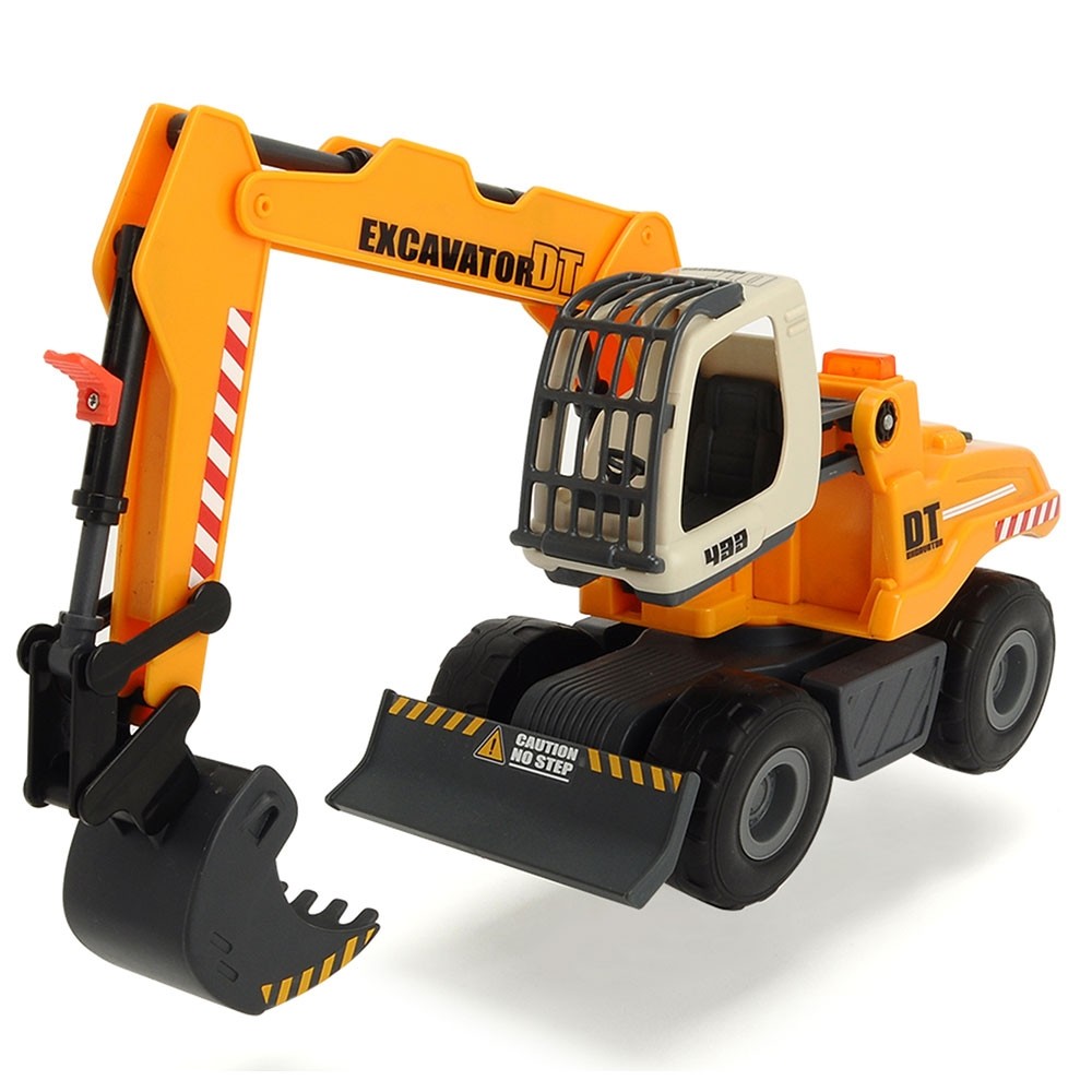 Excavator Dickie Toys DT 433 cu accesorii