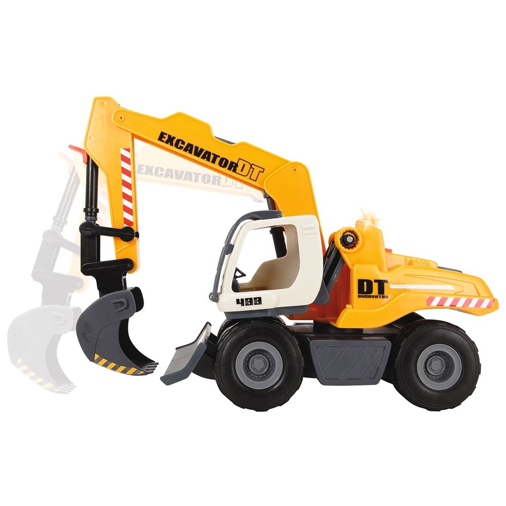 Excavator Dickie Toys DT 433 cu accesorii image 1