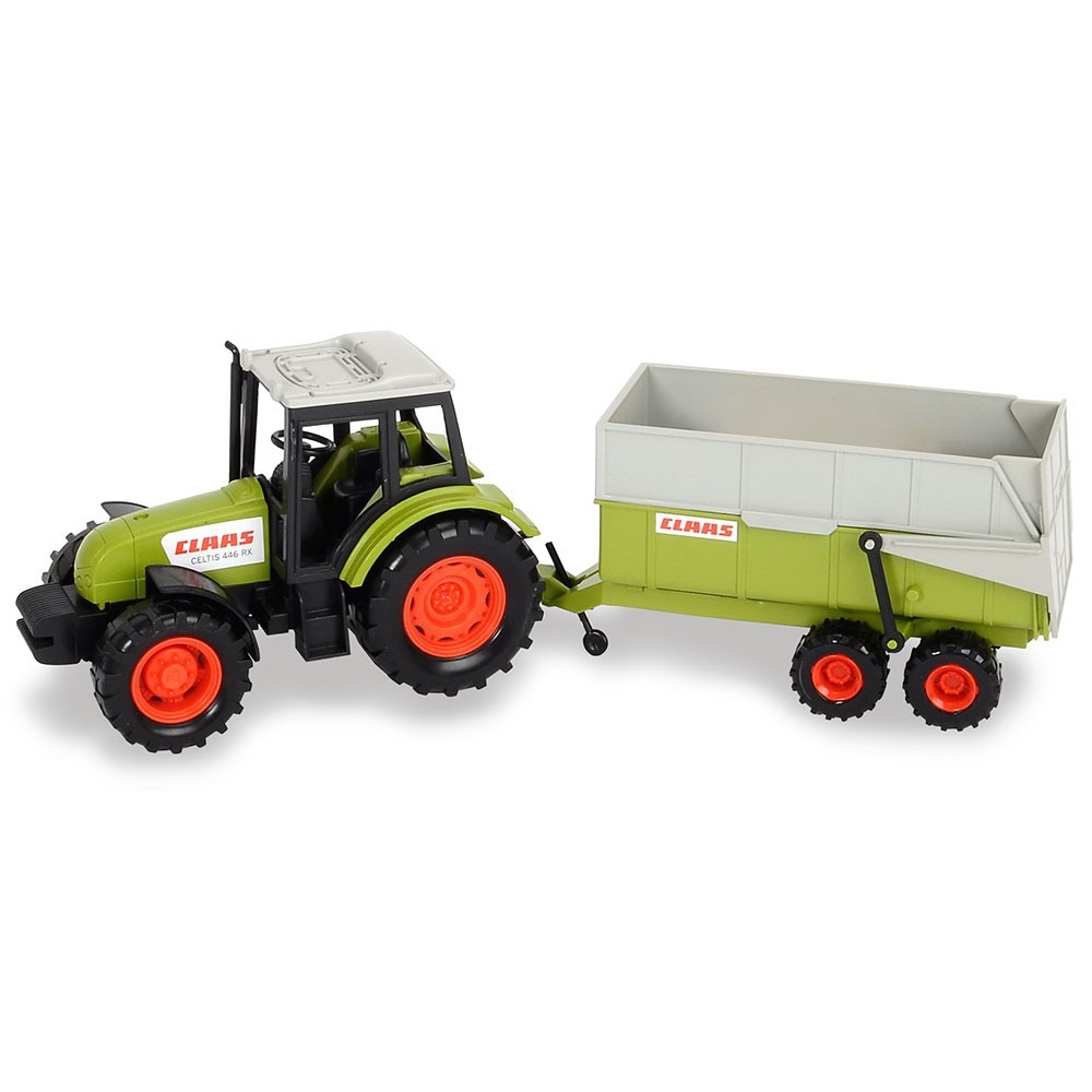 Tractor Dickie Toys Class Celtis 446 RX cu remorca image 1