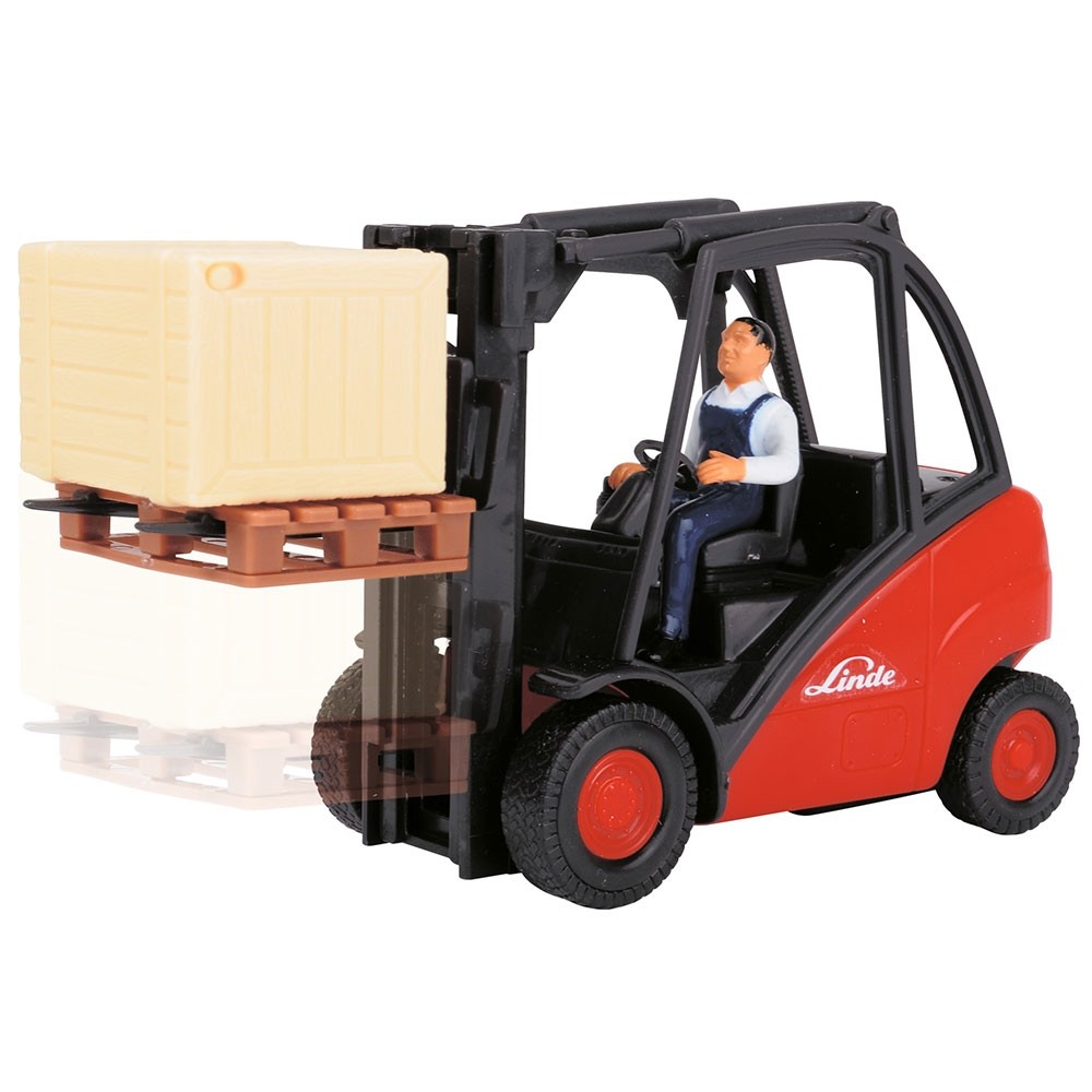 Stivuitor Dickie Toys Cargo Lifter cu accesorii image 2