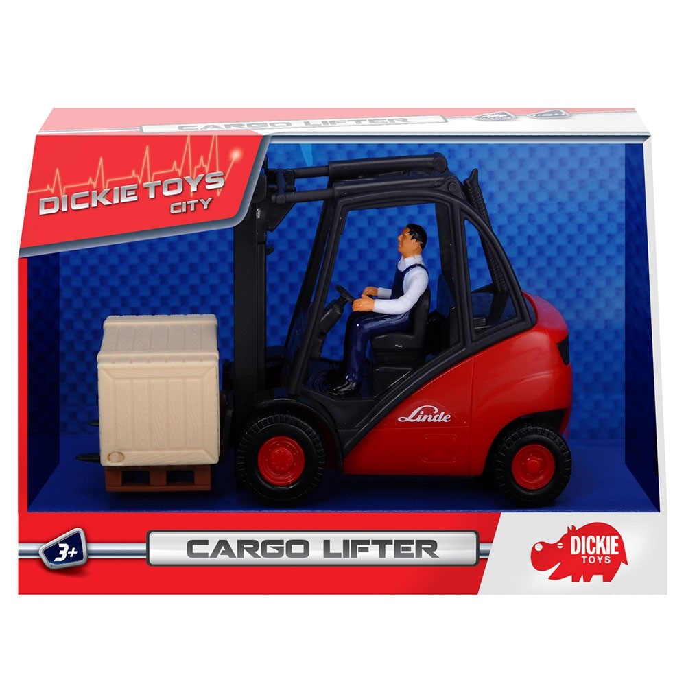 Stivuitor Dickie Toys Cargo Lifter cu accesorii image 8