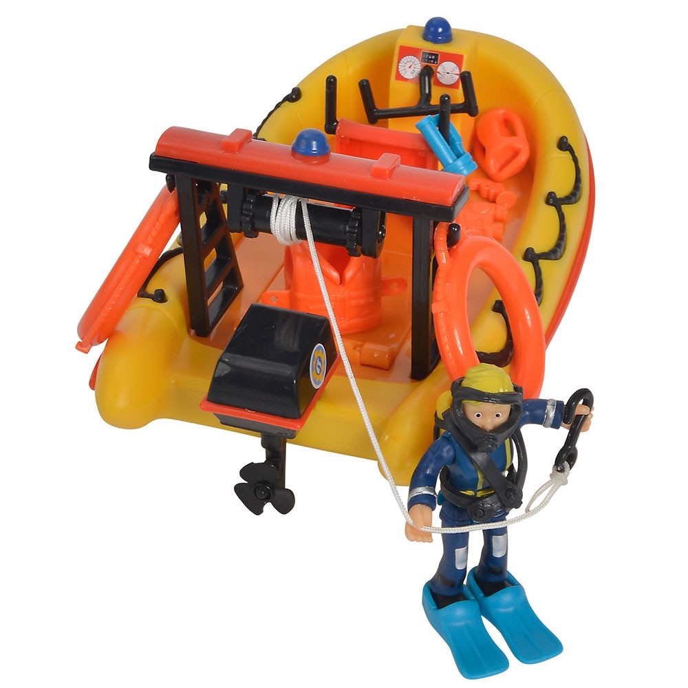 Barca Simba Fireman Sam Neptune cu figurina si accesorii image 5