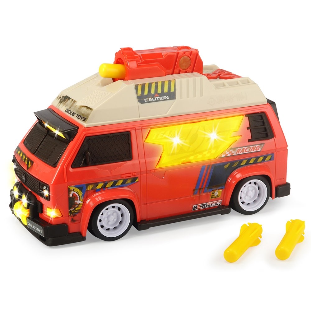 Masina Dickie Toys Volkswagen T3 Camper cu proiectile image 1