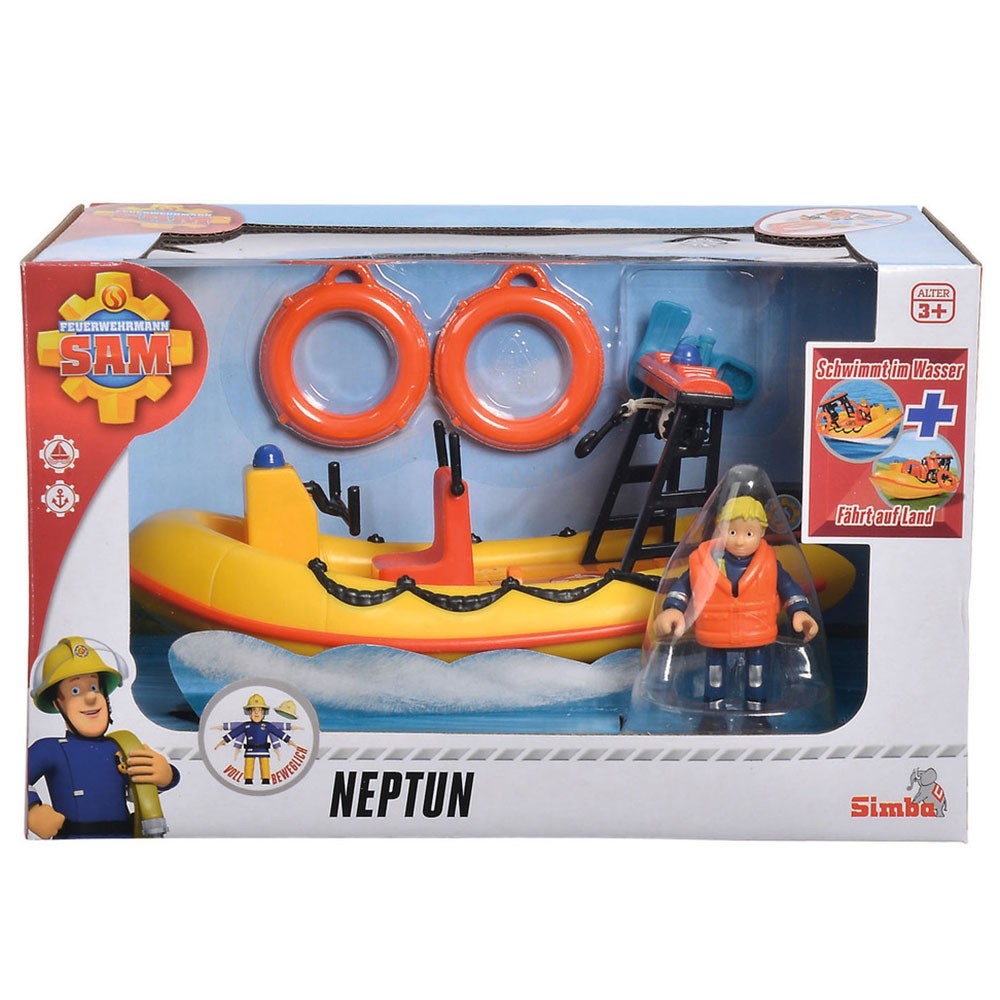 Barca Simba Fireman Sam Neptune cu figurina si accesorii image 7