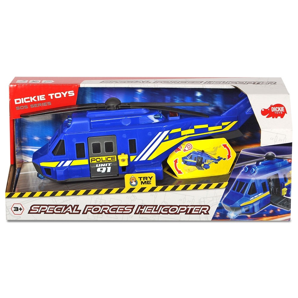 Jucarie Dickie Toys Elicopter de politie Special Forces Helicopter Unit 91 image 1