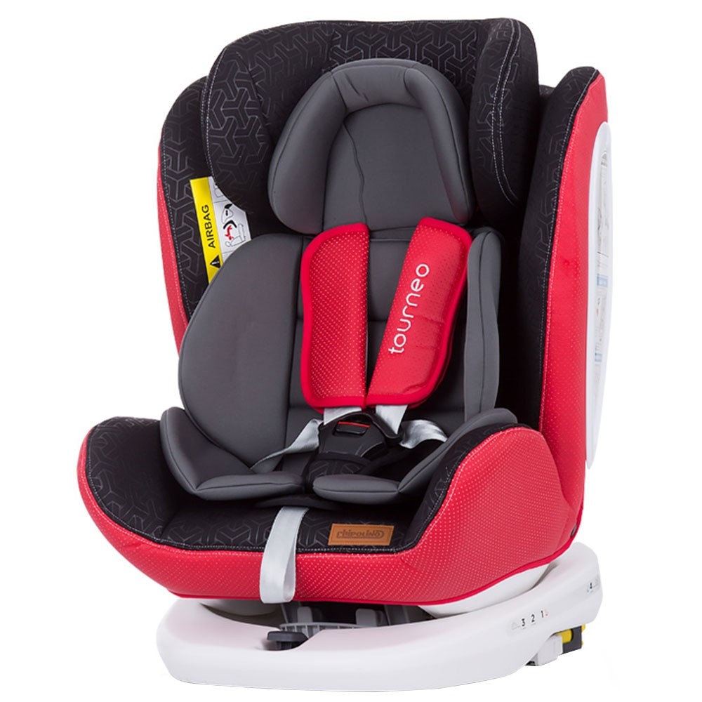 Scaun auto Chipolino Tourneo 0-36 kg red cu sistem Isofix