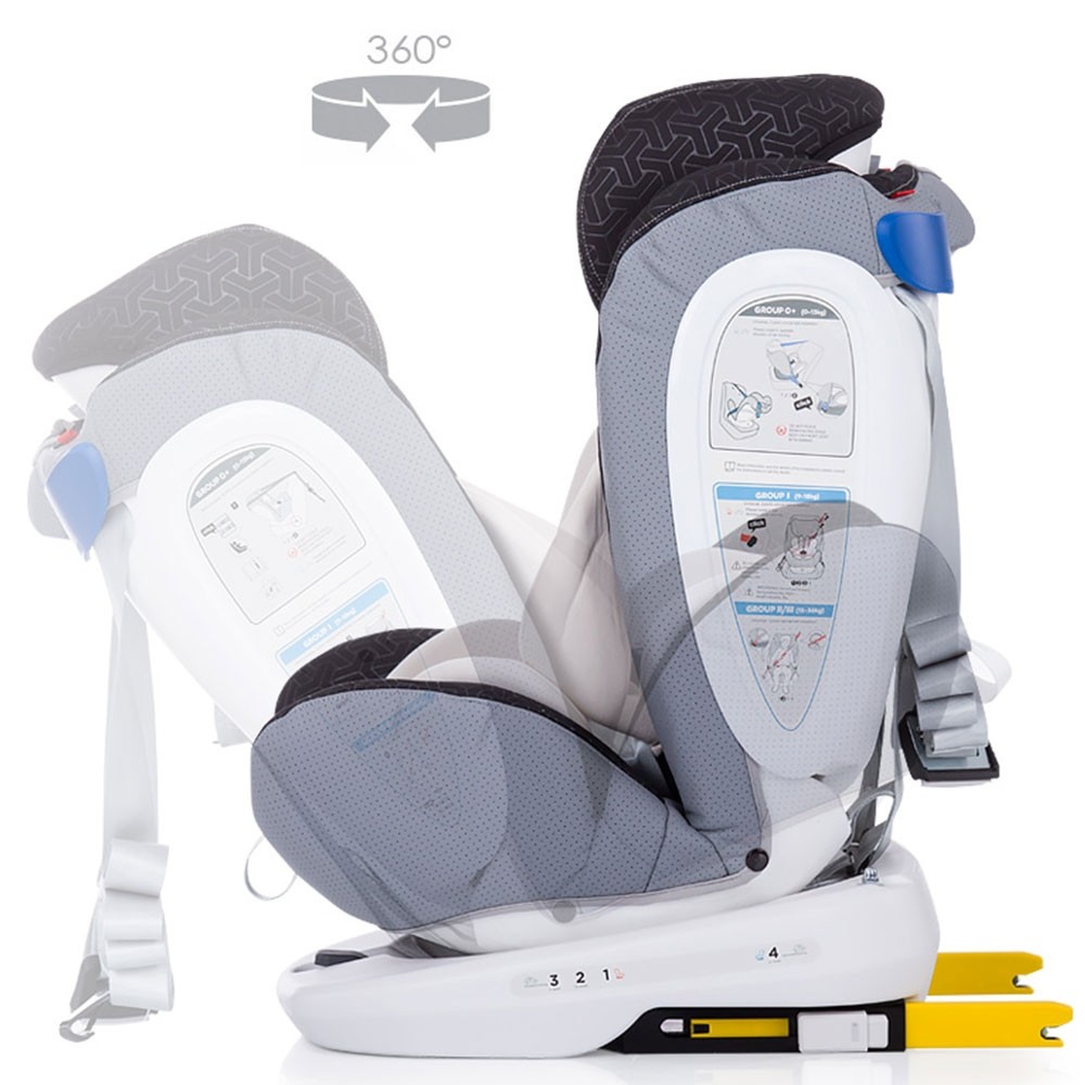 Scaun auto Chipolino Tourneo 0-36 kg creme cu sistem Isofix image 4