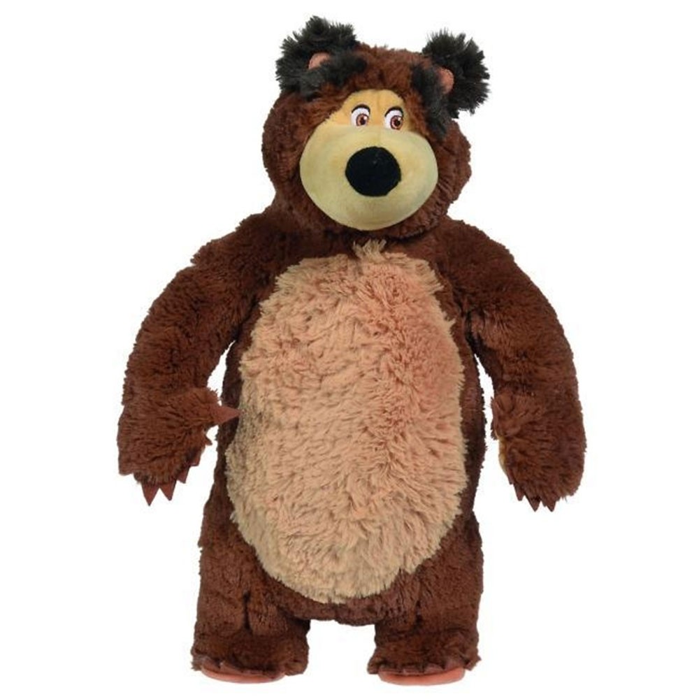 Jucarie de plus Simba Masha and the Bear, Bean Bag Bear 40 cm image 1