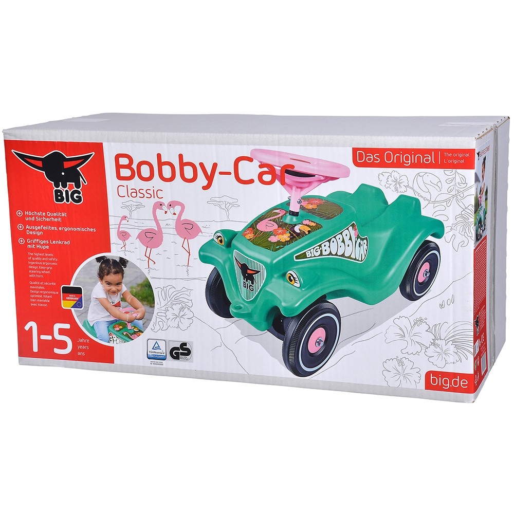 Masinuta de impins Big Bobby Car Classic Tropic Flamingo image 1