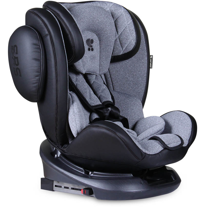 Scaun auto, Aviator SPS, Isofix, 0-36 Kg, rotativ 360 grade, Black & Light Grey