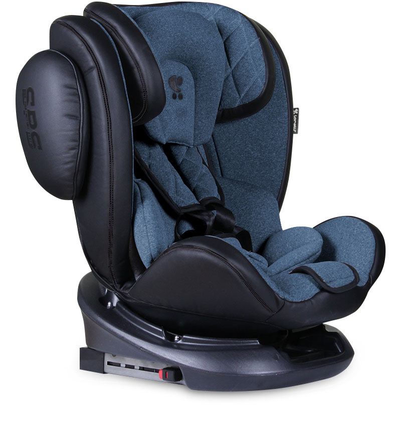 Scaun auto, Aviator SPS, Isofix, 0-36 Kg, rotativ 360 grade, Black & Blue