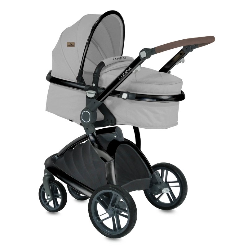 Carucior sistem, Lumina, landou transformabil, cadru aluminiu, Grey image 1