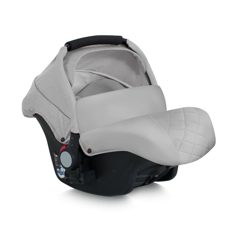 Carucior sistem, Lumina, landou transformabil, cadru aluminiu, Grey image 2