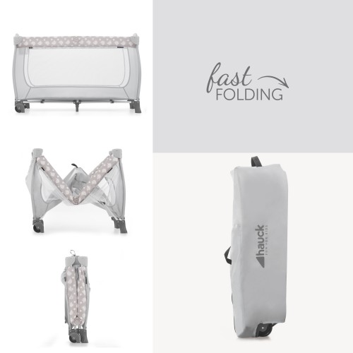 Pat Pliabil Hauck Sleep'n Play Center Teddy Grey image 3