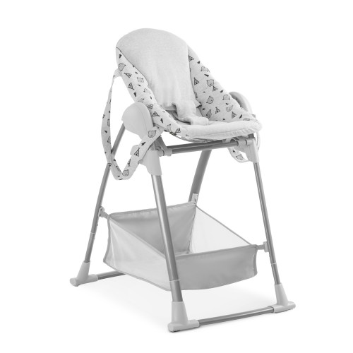 Şezlong şi Scaun Masă Hauck Sit'n Relax 3in1 Nordic Grey image 1