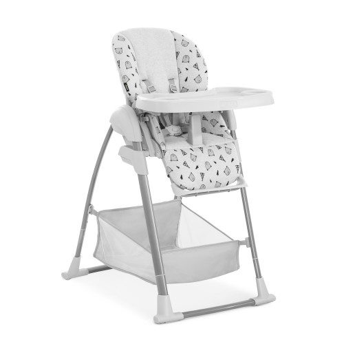 Şezlong şi Scaun Masă Hauck Sit'n Relax 3in1 Nordic Grey image 6