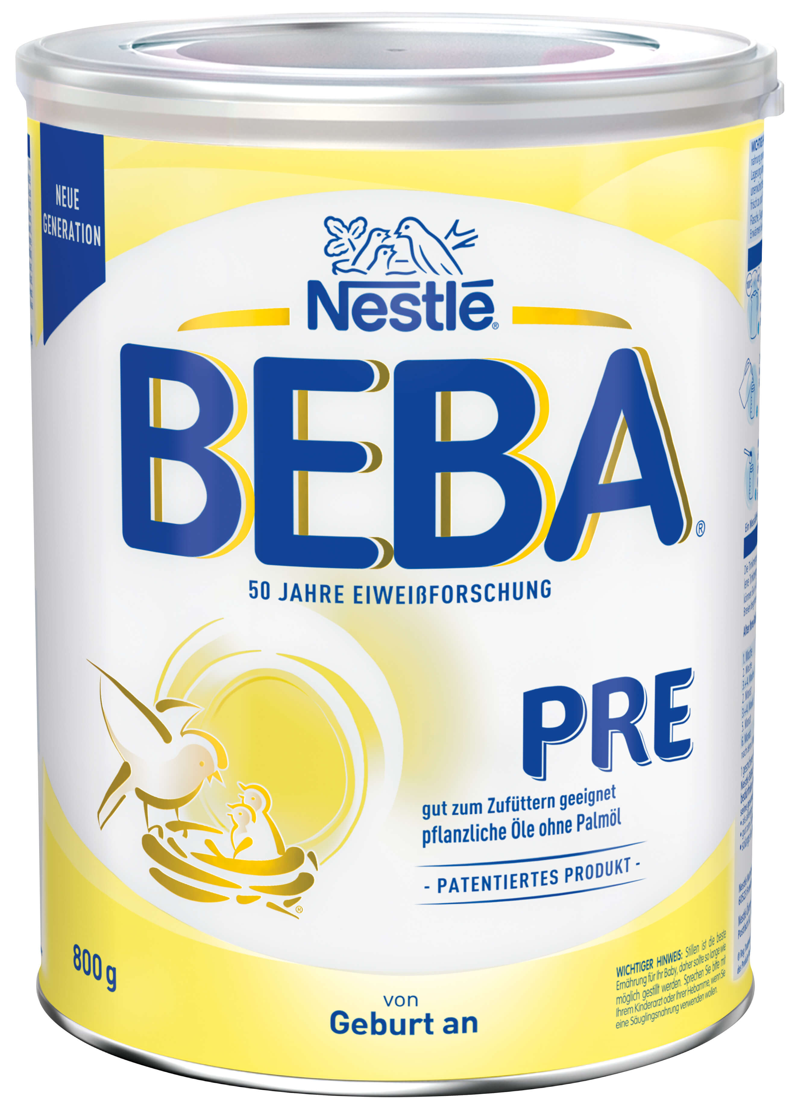 Lapte praf Nestlé BEBA Pre, 800g