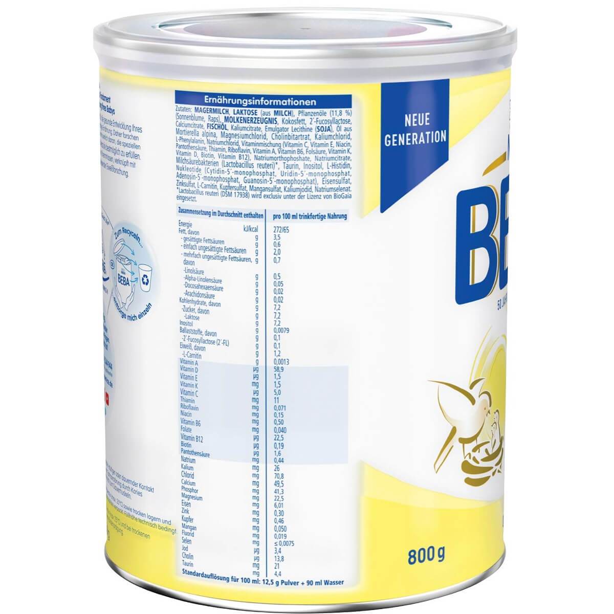 Lapte praf Nestlé BEBA Pre, 800g image 3