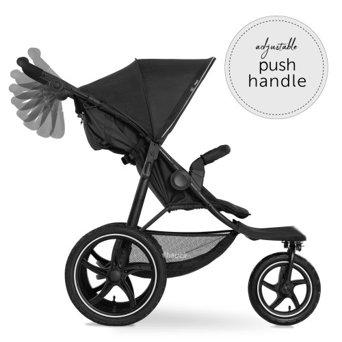 Cărucior Hauck Runner 2 Black cu UPF 50+ image 1