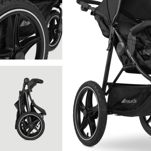 Cărucior Hauck Runner 2 Black cu UPF 50+ image 4