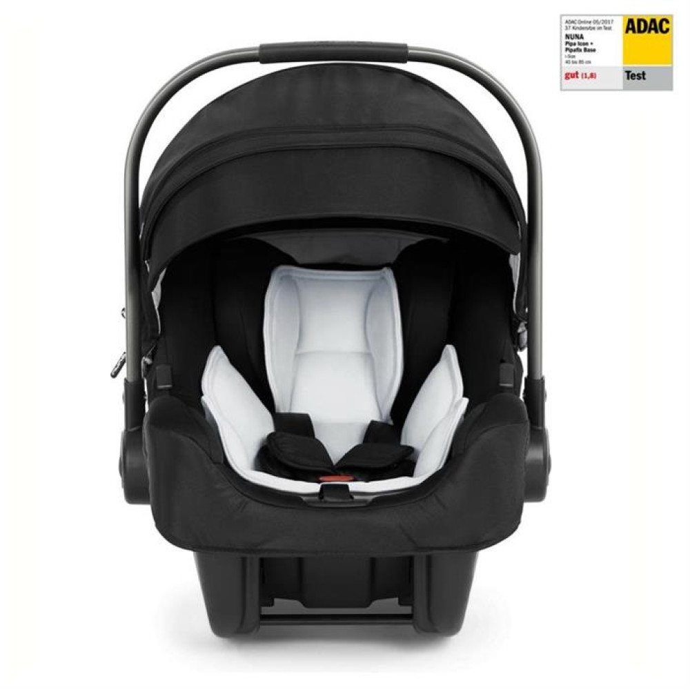 Nuna - Set scoica auto I-size Pipa Icon Caviar + Baza Isofix I-size pentru Pipa Icon image 2