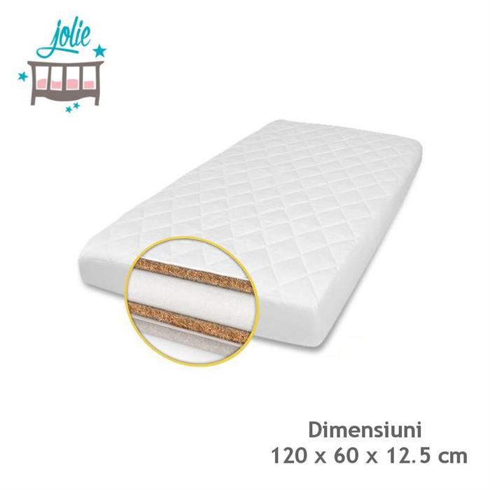 Jolie-Saltea Superlux Cocos-Burete-Cocos pentru patut 120×60 cm