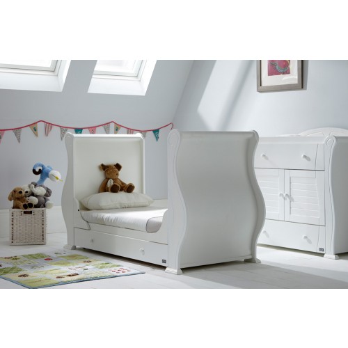 Tutti Bambini - Set patut Louis Alb + salteluta pentru bebelusi image 2