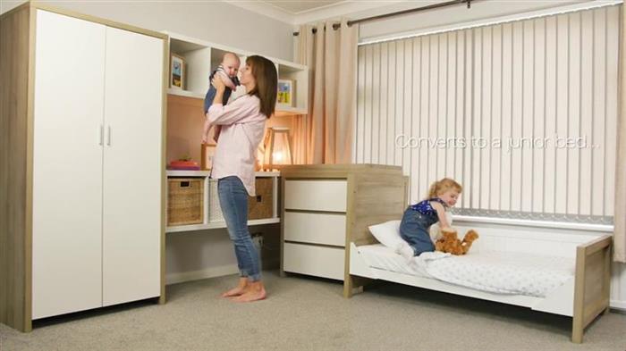 Tutti Bambini - Patut evolutiv 3 in 1 Modena White & Oak image 5